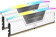 ram corsair cmh32gx5m2b5200c40w vengeance rgb white 32gb 2x16gb ddr5 5200mhz dual kit photo