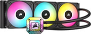 corsair cw 9060070 ww icue h150i elite rgb capellix xt cpu liquid cooler 360mm photo
