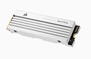ssd corsair cssd f1000gbmp600plpw mp600 pro lpx 1tb m2 nvme pcie gen4 x4 white ps5 compatible photo
