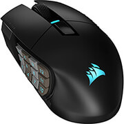 corsair ch 9314311 eu scimitar elite wireless mmo gaming mouse rgb black photo