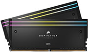 ram corsair cmp64gx5m2b6400c32 dominator titanium rgb black 64gb 2x32gb ddr5 6400 cl32 intel xmp photo