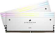ram corsair cmp32gx5m2b6400c32w dominator titanium rgb white 32gb 2x16gb ddr5 6400 cl32 intel xmp photo
