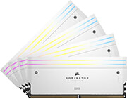 ram corsair cmp64gx5m4b6000c36w dominator titanium rgb white 64gb 4x16gb ddr5 6000 cl36 intel xmp photo