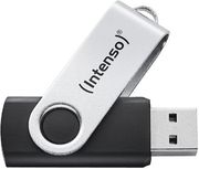 intenso 3543491 office line 128gb usb 32 flash drive silver black photo