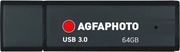 agfaphoto 64gb usb 30 flash drive black photo