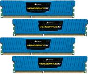 ram corsair cml16gx3m4a1600c9b vengeance 16gb 4x4gb pc3 12800 dual channel kit blue photo