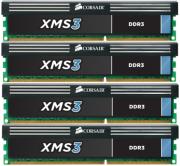 ram corsair cmx16gx3m4a1333c9 xms 16gb 4x4gb ddr3 1333mhz pc3 10600 quad channel kit photo