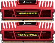 ram corsair cmz8gx3m2a1600c9r vengeance 8gb 2x4gb pc3 12800 dual channel kit red photo