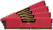 ram corsair cmk16gx4m4a2800c16r vengeance lpx red 16gb 4x4gb ddr4 2800mhz quad channel kit photo