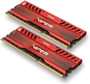 patriot pv38g240c0krd viper 3 venom red 8gb 2x4gb ddr3 2400mhz cl10 dual channel kit photo