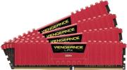 ram corsair cmk64gx4m4a2133c13r vengeance lpx red 64gb 4x16gb ddr4 2133mhz quad kit photo