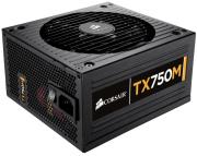 psu corsair tx series modular tx750m 80 plus bronze certified 750 watt high performance modular photo