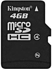 kingston sdc4 4gbsp 4gb micro sdhc class 4 no adapter photo