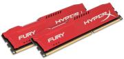 ram hyperx hx316c10frk2 8 8gb 2x4gb ddr3 1600mhz hyperx fury red series dual channel kit photo