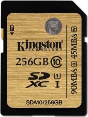 kingston sda10 256gb 256gb sdxc class 10 uhs i ultimate flash card photo