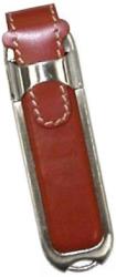supertalent dl 4gb 4gb usb20 leather flash drive red photo