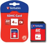 verbatim 44016 sdhc class 4 4gb photo