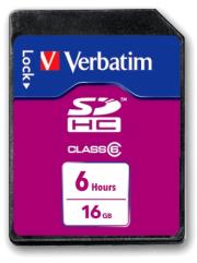 verbatim 16gb hd video sdhc photo