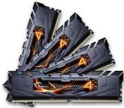 ram gskill f4 2400c15q 16grk 16gb 4x4gb ddr4 2400mhz ripjaws 4 black quad channel kit photo