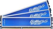 crucial bl3kit12864tb1337 ballistix tracer blue 3gb 3x1gb pc3 10600 1333mhz triple channel kit photo