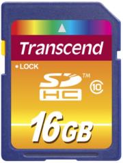 transcend 16gb secure digital card high capacity class 10 photo