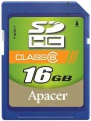apacer 16gb secure digital high capacity class 6 photo