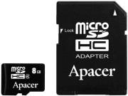 apacer 8gb micro secure digital high capacity class 4 photo