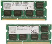 ram gskill f3 1600c11d 16gsq 16gb 2x8gb so dimm ddr3 pc3 12800 1600mhz dual channel kit photo