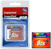 transcend ts8gcf133 8gb compact flash 133x photo