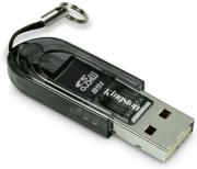 kingston usb microsd reader black 4gb micro sd card photo