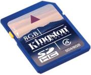 kingston sd4 8gb 8gb secure digital high capacity class 4 photo