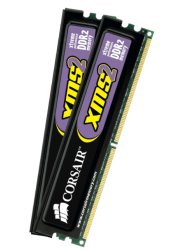 corsair twinx ddr2 5400 cl4 2gb 2x1gb dual channel kit photo