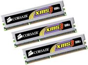 corsair tr3x3g1333c9 xms3 ddr3 3gb 3x1gb pc3 10666 1333mhz triple channel kit photo