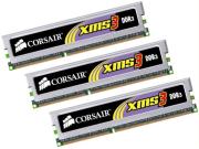 corsair tr3x6g1600c9 xms3 ddr3 6gb 3x2gb pc3 12800 1600mhz triple channel kit photo