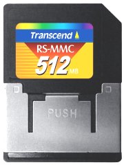 transcend rs mmc 512mb photo