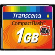 transcend compact flash card 1gb 45x photo