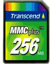 transcend mmc 256mb 110x plus photo
