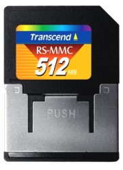 transcend rs mmc 512mb dual voltage photo