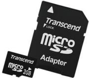 transcend 2gb micro secure digital 2 adapters photo