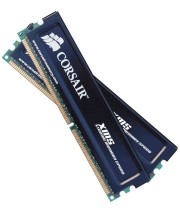 corsair twinx pair 2x dimm ddr 2gb 2x1024mb pc3200 400mhz black photo