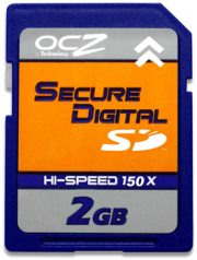 ocz 2gb secure digital 150x photo