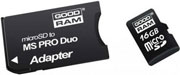 goodram microsdhc 16gb ms pro duo adapter photo