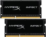 ram hyperx hx321ls11ib2k2 8 8gb 2x4gb so dimm ddr3l 2133mhz hyperx impact black dual kit photo