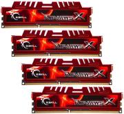 ram gskill f3 10666cl9q 16gbxl 16gb 4x4gb ddr3 pc3 10666 1333mhz ripjawsx quad channel kit photo