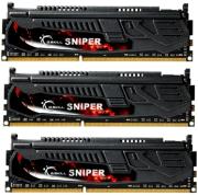 ram gskill f3 12800cl9t 12gbsr 12gb 3x4gb ddr3 pc3 12800 1600mhz sniper triple channel kit photo