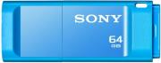 sony usm64gxl microvault x series 64gb usb30 flash drive blue photo
