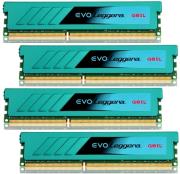 ram geil gel316gb2133c11qc 16gb 4x4gb ddr3 pc3 17000 2133mhz evo leggera quad channel kit photo