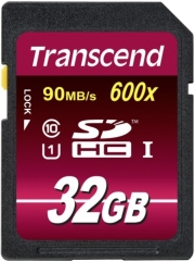 transcend ts32gsdhc10u1 32gb sdhc class 10 uhs i 600x ultimate photo