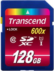 transcend ts128gsdxc10u1 128gb sdxc class 10 uhs i 600x ultimate photo