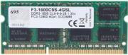 ram gskill f3 1600c9s 4gsl 4gb so dimm ddr3l 1600mhz standard photo